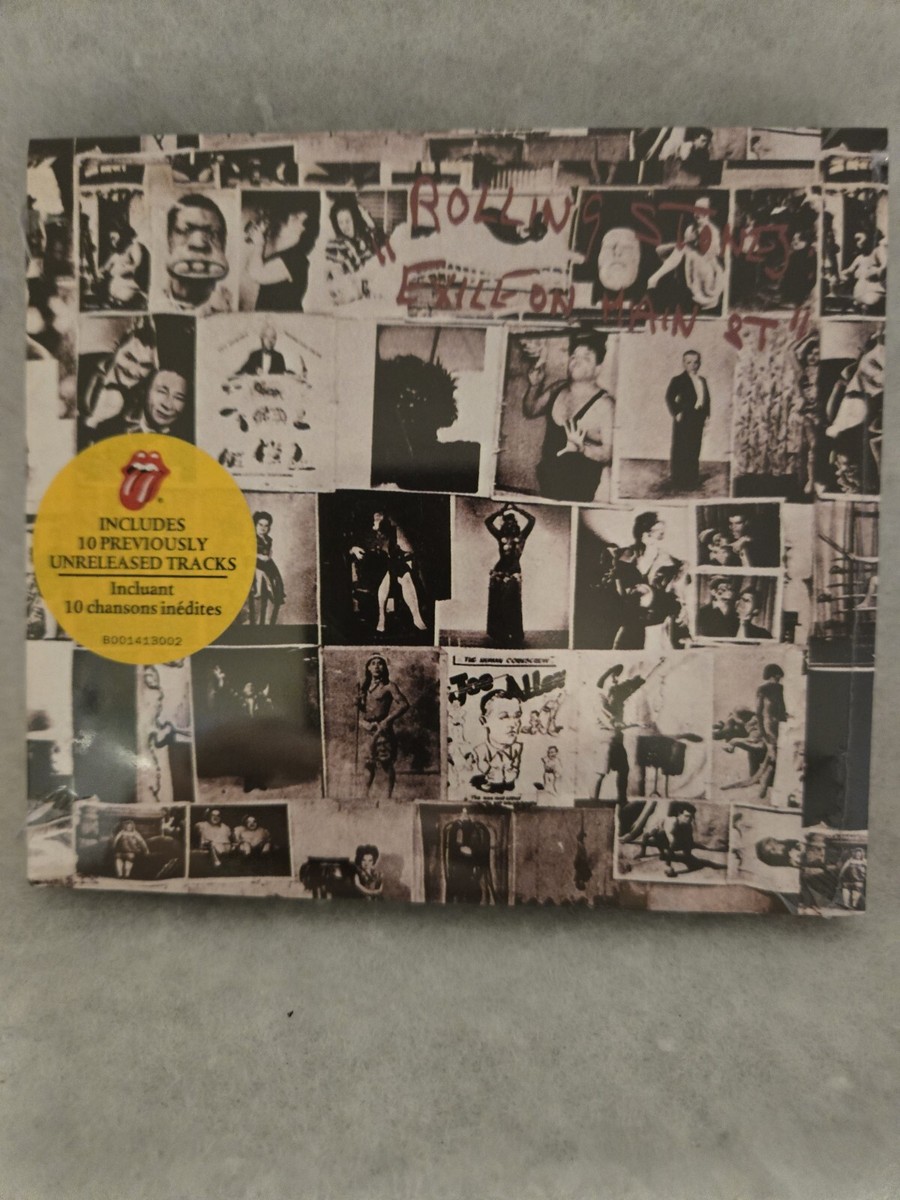 Exile On Main Street Deluxe with hype sticker-Rolling Stones 2 CD