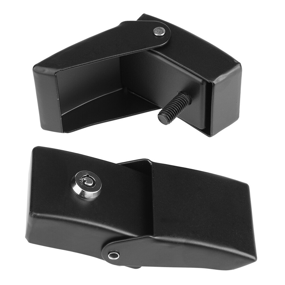 Auto Car AntiTheft Metal Locking Hood Lock Catch Latches Kit & Keys