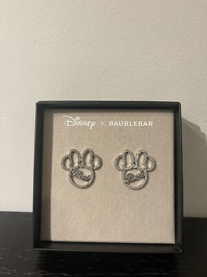 【Baublebar】★ピアス★ Minnie Mouse Bride Drop Earrings Disney X Baublebar Minnie Mouse Bride Earrings | eBay