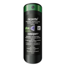 Nicorette Quit Smoking Oral Spray Freshmint Suppresses The Desire To Smoke