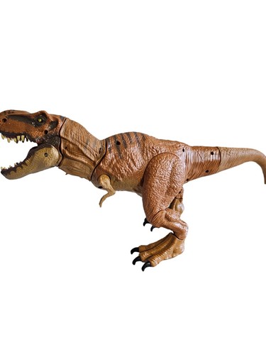 Figurine dinosaure Jurassic World Stomp & Strike Electronic T-Rex  - Photo 1 sur 4