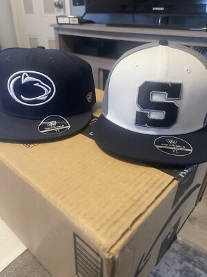 Penn State  Top Of The World   Fitted Hats. Size 7 3/8