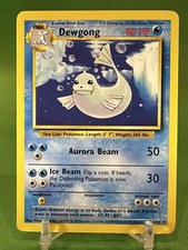 1st Edition 1999 Shadowless Dewgong 25/102 Rare Vintage Pokemon Card - NM