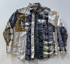 Kapital Kiro Hirata Patchwork Western Snap Shirt Oni PBJ Visvim Size 2 Medium