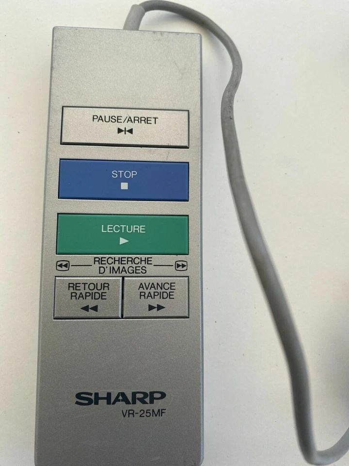 Sharp VR-25MF TELECOMMANDE COMMANDE  - Photo 4/4
