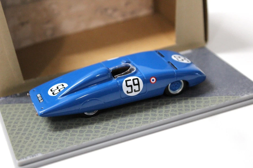 1:43 Spark Bizarre Panhard X88 Le Mans 1954 Blu #59 - Immagine 2 di 3