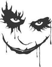 Vinyl Decal Truck Car Sticker Laptop Window - Dc Batman Dark Knight Joker