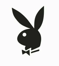 2X Playboy Bunny Car Window Vinyl Decal Laptop Truck 2 Pack Sticker