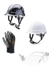 Kletterhelm Schutzhelm Arbeitshelm EN397 weiß o. schwarz Gerüst, Dach, Bau NEU