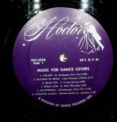 Music For Dance Lovers Ballroom Dancing Education Series Vinyl LP