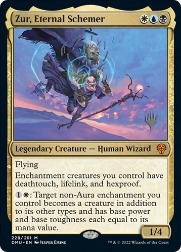 MTG 1x Judge Promo multicolor rare NM- FOIL Zur the Enchanter