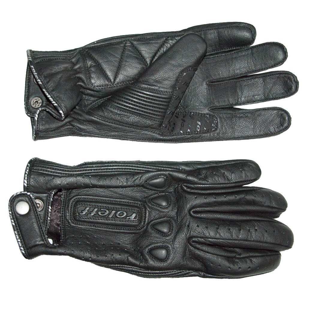 Gants d'été en cuir Roleff RO64 avec paume renforcée anti-vibration