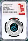 2025 Australia OPAL LUNAR Year of the Snake 1 oz Silver Proof Coin NGC PF69 FR