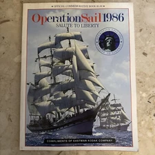Vintage Operation Sail 1986 Salute to Liberty Official Commemorative Book