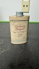 Colgate Palmolive Peet Co. Cashmere Bouquet Talcum Powder Tin 1948 1/2 Full