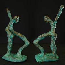 Sculpture plastic art The Demons Dostoyevsky unique Prof em A Loeschner-Gornau