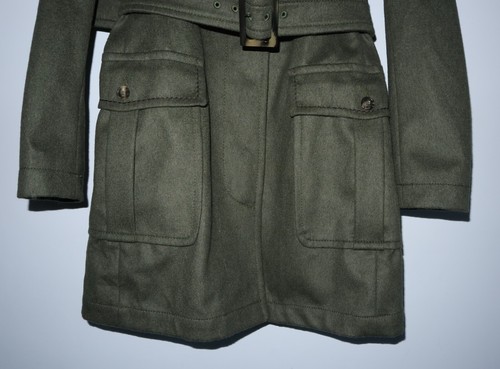 MAX MARA WEEKEND Damen Trenchcoat Jacke mit Wollgürtel Größe US2 UK4 - Bild 4 von 13