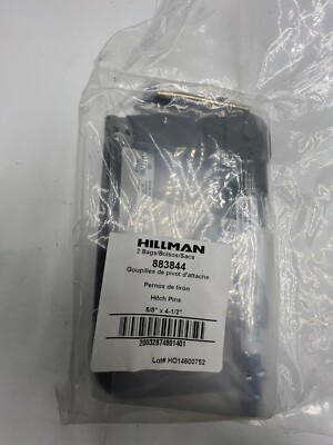 (Pack of 2) Hillman Lock-Ease Hitch Pin 883844 5/8'' x 4-1/2''