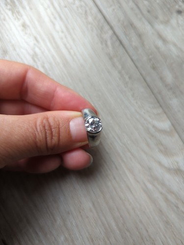 1.38 Carat Natural Round Brilliant Diamond Engagement Ring Platinum - Picture 6 of 19