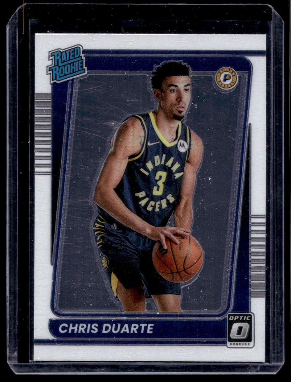 2021-22 Donruss Optic Chris Duarte Rookie V5 Indiana Pacers #173