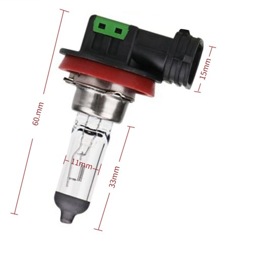 2x H11 Halogen Light 55W 12V Low-Beam Car/Auto Headlight/Fog/Driving Light Bulbs - Picture 9 of 13