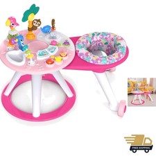 Around We Go 2-in-1 Baby Walker, Discovery Activity Center and Table, Tropic ...
