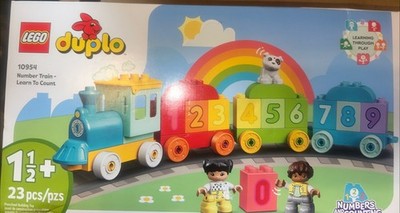 LEGO 10954 Duplo Number Train Learn To Count Preschool 23 Pc Sealed Dented Box