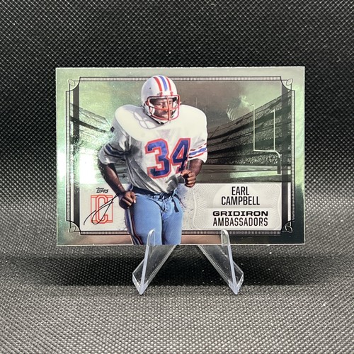 Earl Campbell #GA-29 2024 Topps Signature Class Gridiron Ambassadors card