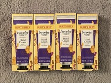 Lot Of 4 Burt's Bees Hand Cream Lavender  Honey 1 oz Each Travel Sz  Brand New
