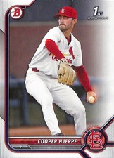 2022 Bowman Draft #BD-95 Cooper Hjerpe St. Louis Cardinals 1st Bowman