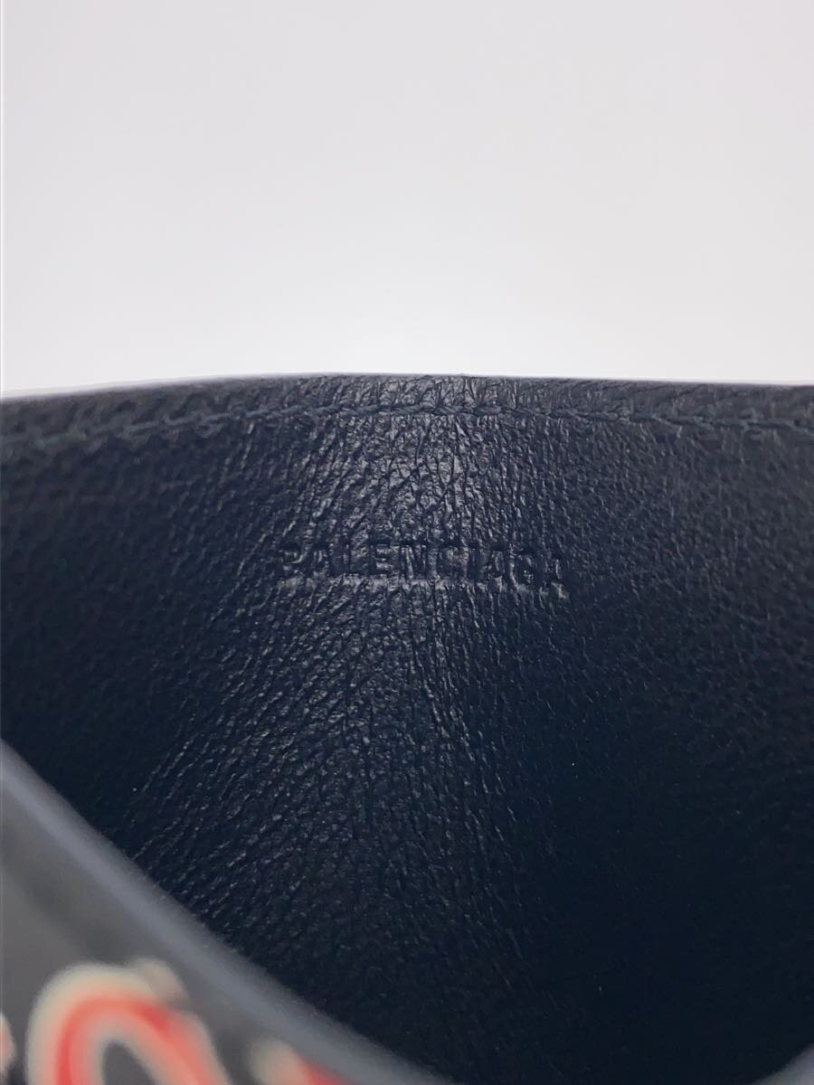 BALENCIAGA Card Case Leather Black All-over Pattern thumbnail 3