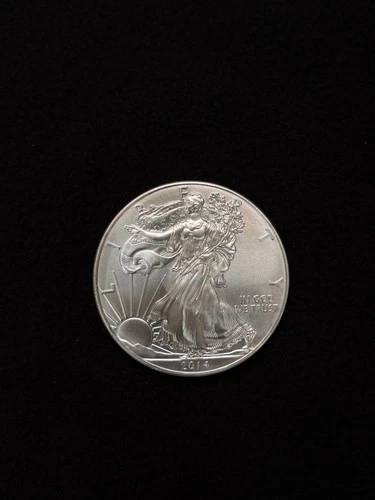 2014 American Silver Eagle BU 1 Oz Coin US $1 Dollar Mint  Uncirculated #2