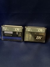 Two Maxell DV-60 Mini DV Cassette Tapes
