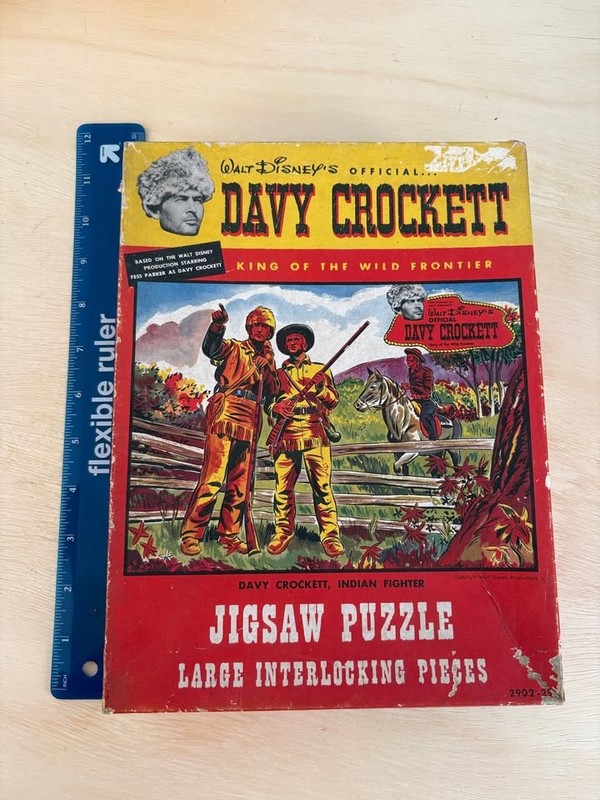 Vintage Walt Disney Davy Crockett Jaymar Jigsaw Puzzle 2902-29 Complete