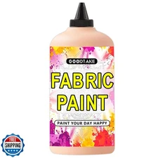 GOODTAKE Baby Pink Textile Paint, Fabric Paint's, 10.5 Fl.Oz Canvas Paints Fo