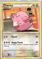 Pokemon TCG Chansey 58/123 HeartGold SoulSilver LP on eBay