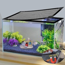 Magnetic Aquarium Cover Lid, DIY Fish Tank lid Anti-Jumping net Cover mesh