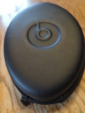 Beats Monster by Dr. Dre Headphone Carrying Case Hard Black Full Zip Around