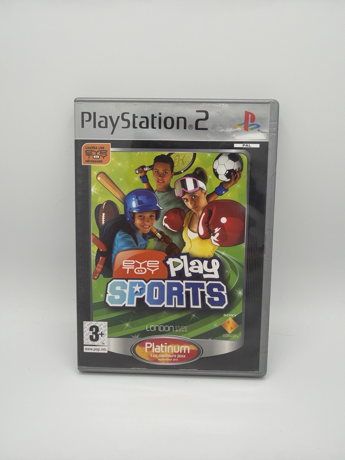 EyeToy Play Sports PS2 Platinum Jeu Caméra Eye Toy Compatible