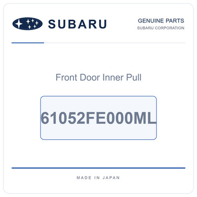 Subaru Original 61052FE000ML GDA GDB STI Front Door Inner Pull handle Bezel...