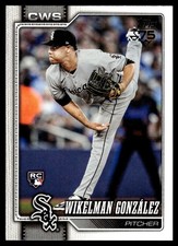 2026 Topps Series 1 WIKELMAN GONZALEZ #167 Chicago White Sox Rookie RC