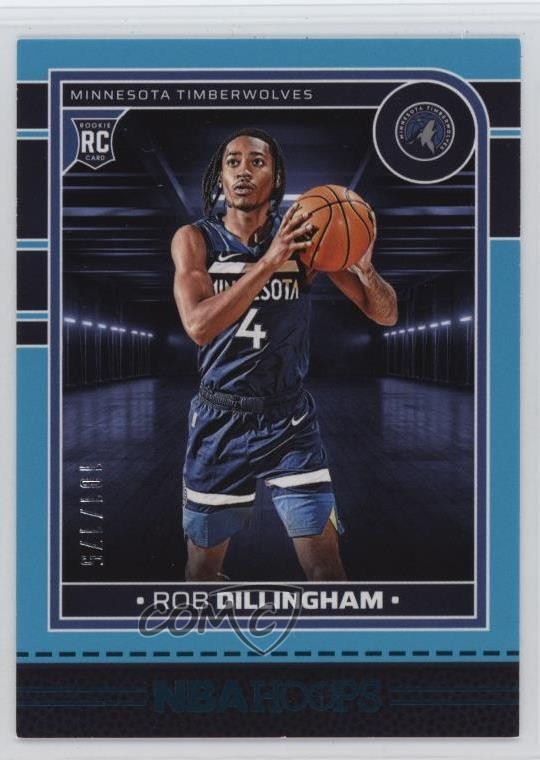 2024-25 Panini NBA Hoops Rookies Teal 101/175 Rob Dillingham #238 Rookie RC 7qt