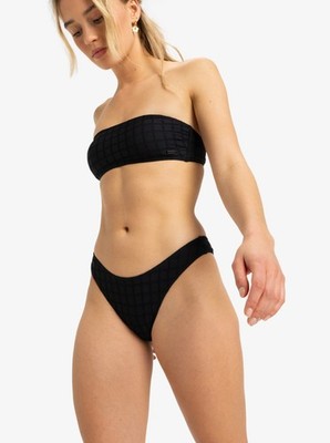 Roxy - NEU - Bandeau & Cheeky Bikini Set ''Camilo'' inkl. Träger | Schwarz | L