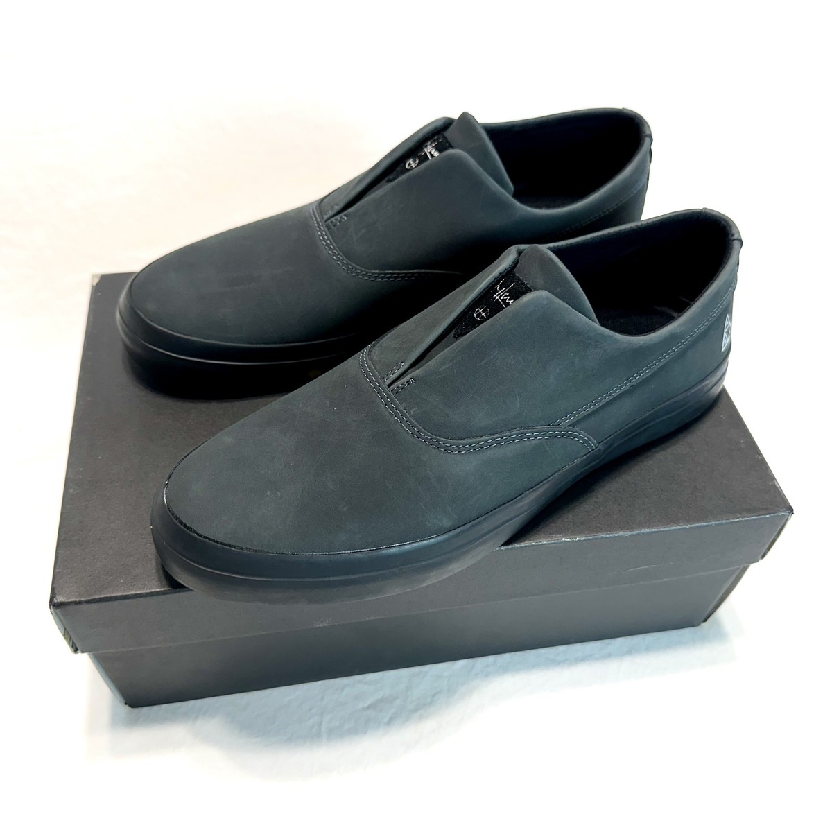 Dylan Rieder HUF Slip-On - Matte Black - Mens Size 9 - BRAND NEW