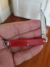 VINTAGE COKE COCA COLA KEYCHAIN KEY CHAIN POCKET KNIFE 1 BLADE