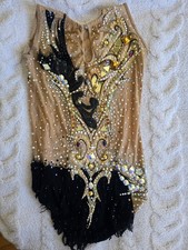 Rhythmic Gymnastics Leotard with Swarovski Crystals Used.