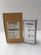 New Siemens 590-784 Pressure Transducer Sensor 24 VAC RANGE: 0-0.1” WC 0-10 VDC