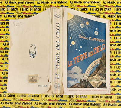 Book libro LE TERRE DEL CIELO Camillo Flammarion EDITRICE SONZOGNO  (RG16)