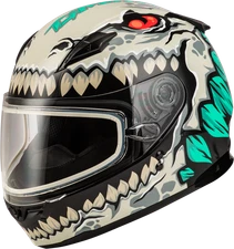 GMAX Youth GM-49Y Drax Snow Helmet Silver Youth Large