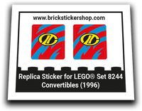 Replacement Sticker For Set 8244 - Convertibles